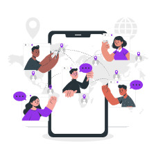 Refer friends illustration